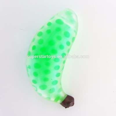 Banana Bead Stress Ball TPR Fruit Shaped Rubber Beads Gel ball Banana Stress Reliever Anti Stress Relief Ball  3170901-10